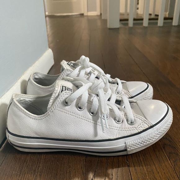 Converse Chuck Taylor All Star Lo Leather White - Picture 3 of 6